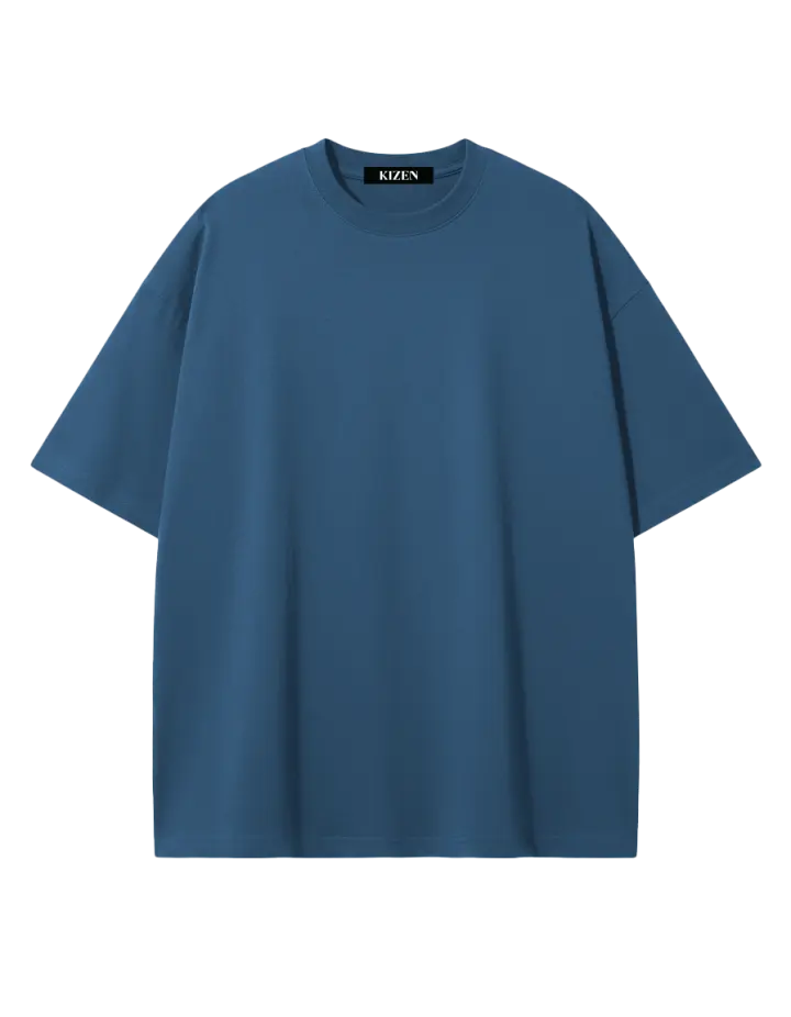 เสื้อยืดโอเวอร์ไซส์ สีสตรีทยีนส์