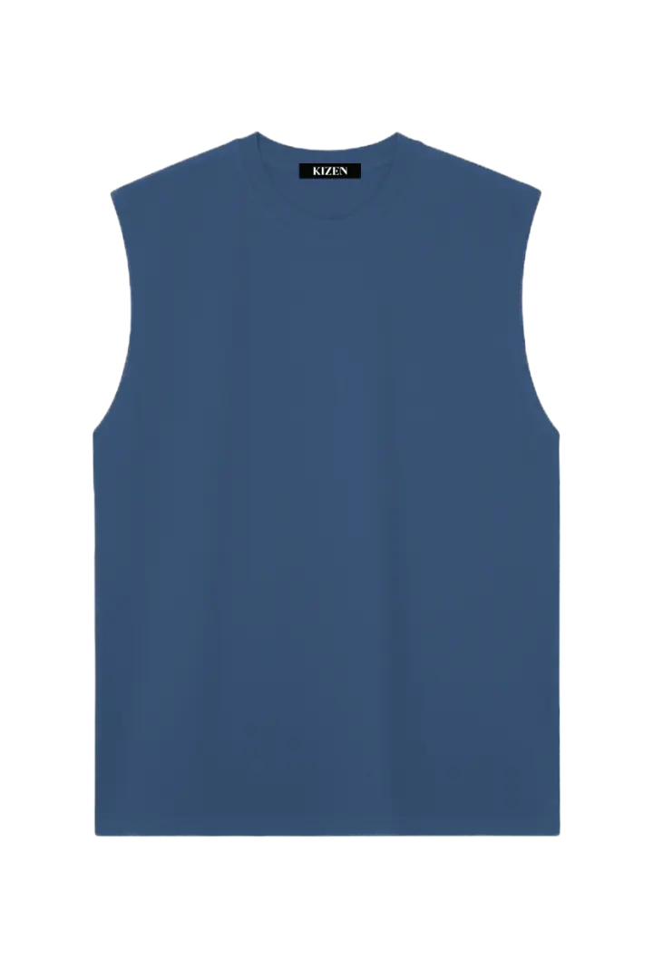 เสื้อแขนกุด สีสตรีทยีนส์